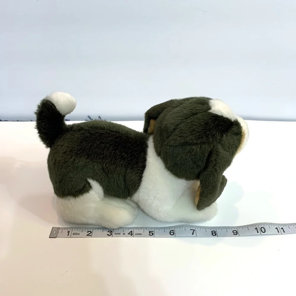 AURORA MIYONI TOTS Beagle Puppy Dog Realistic Plush White Brown Stuffed Animal